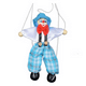 thumbnail image 1 of Marioneta Títere, Diseño De Payaso De Juguete Color Azul - PB-C11, 1 of 2