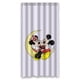 thumbnail image 1 of Cortina de ducha de Mickey y Minnie, juego de cortinas de baño con ganchos, tamaño 36 x 72 pulgadas, 1 of 3