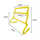 thumbnail image 2 of Pack X5 Vallas De Salto Con Altura Ajustable Para Entrenamiento Deportivo, 2 of 3