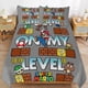 thumbnail image 1 of Super Mario 3-Piece Comforter Set for Bedroom Super Mario Bedding Set for Kids Adults Soft Microfiber Duvet Cover Set with Zipper Closure, 1 of 5