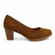 thumbnail image 1 of Zapato de Mujer Formal Gamuza Taco Cónico 2652, 1 of 8