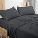 thumbnail image 1 of Juego de sábanas Utopia Bedding Queen Jersey de algodón gris oscuro, 1 of 6