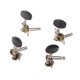 thumbnail image 1 of 2r 2l De Sintonía Botón Negro Clavijas De Afinación Para Guitarras Ukulele 4 Cuerdas, 1 of 4