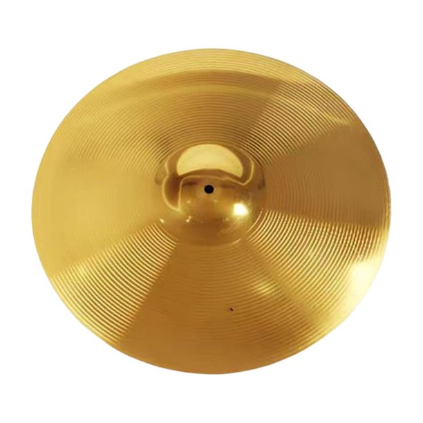 Platillo Crash de latón para el rendimiento de los bateristas principiantes, instrumentos de percusión de los jugadores de batería profesionales , 10 PULGADAS
