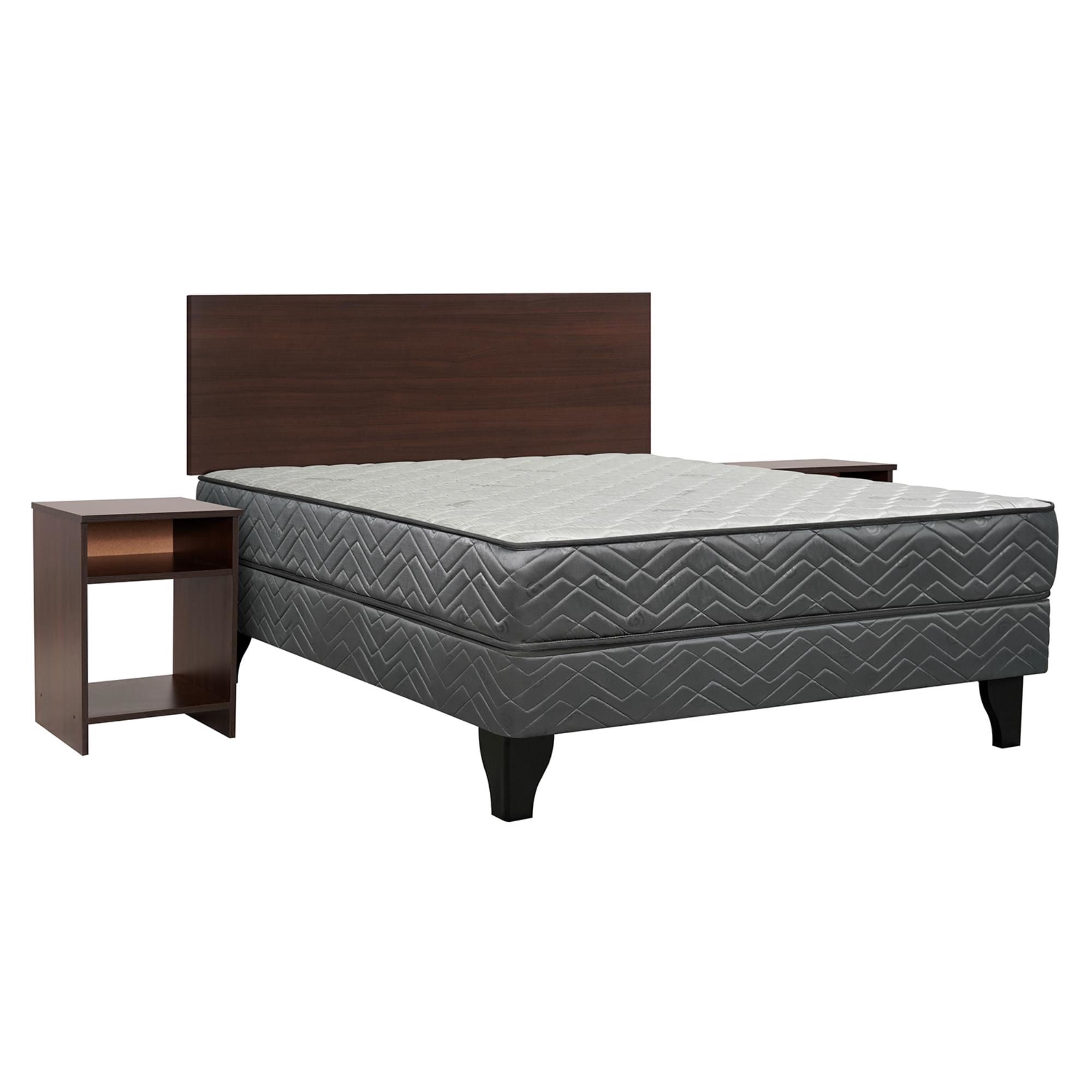 Cama Europea Apolo Black Full Base Normal