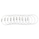 thumbnail image 5 of La etiqueta del equipaje del lazo del alambre del cable 10pcs coloca el alambre de acero inoxidable de las correas, 5 of 6