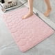thumbnail image 1 of suxuMhao Tapetes de Baño con Relieve de Guijarros (1 Pieza) - Rosa (40x60cm) Tapete de Baño, Tapetes de Ducha de Forro Polar Coral para Baño, Tapetes Absorbentes para Baño Decoración Del Hogar y Uso, 1 of 4