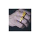 thumbnail image 3 of Anillo de Hombre Mujer Gold Cruz Moda 2021, 3 of 3