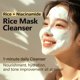 thumbnail image 2 of Limpiador de espuma FABYOU Rice Mask Cleanser, 200 ml, que aumenta el brillo, 2 of 8
