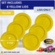 thumbnail image 2 of Tapa para Envase Klare Ware 2 Tazas Amarilla - Pack de 6, 2 of 8