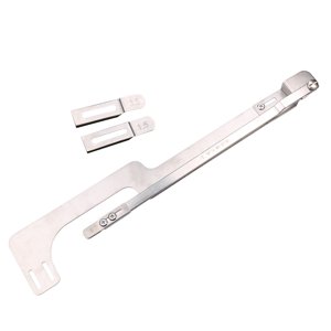 Magideal - Guía De Acolchado Guía De Tela Ajustable Máquina De Coser Industrial De Pespunte Guía De Costura Francesa Guía De Costura Guía De Borde De Costura Par Largo