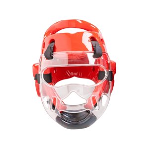 Magideal - Casco De Kickboxing Para Niños Adultos Ajustable Para Taekwondo Muay Thai Karate Red M M Rojo