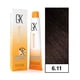 thumbnail image 1 of - Tintura Cream Color Permanente Vegana 100ml + Oxidante - 6.11 Rubio Cenizo Oscuro Intenso, 1 of 2