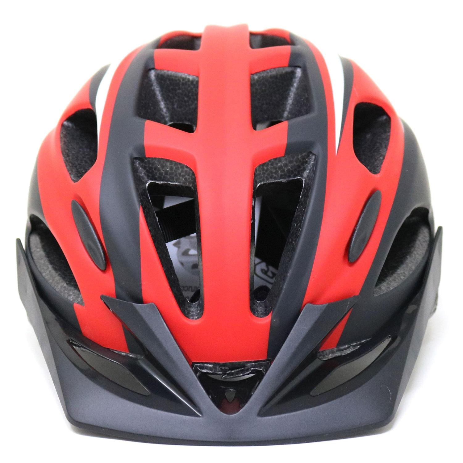 Radical Mountain - Casco Mtb Con Luz Matt Negro Rojo L 58-59cm