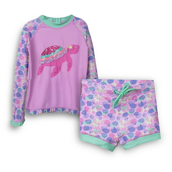 Traje de Baño Bebé Niña Rosado Pillin