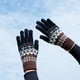 thumbnail image 2 of Guantes térmicos de forro polar para mujer, cálidos y gruesos, para invierno, con pantalla táctil, 2 of 6