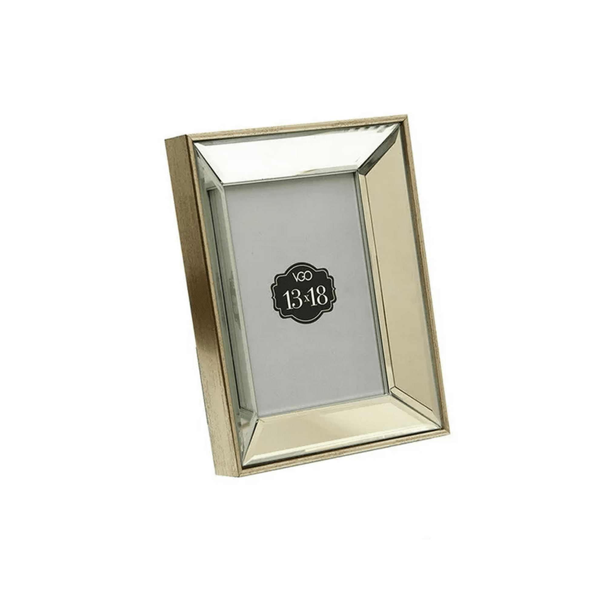 Genérico - Marco De Foto Plástico-espejo Para Fotos 10x15cm Color Plateado