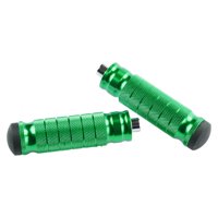 Ioensy - 2 Reposapiés Traseros Para Motocicleta, Pernos De 8 Mm, Reemplazan El Pedal Del Asiento Trasero De Aluminio, Color Verde
