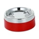 thumbnail image 5 of Cenicero De Sobremesa Moderno, Portátil, De Acero Inoxidable, Para Fiestas, Bares Y Coches, Color Rojo., 5 of 5