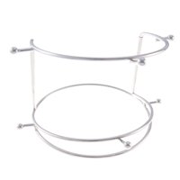 Magideal - Soporte De Exhibición De Tiara Corona Titular De La Exhibición Estable Organizador Estable Estante De Almacén Para Princess Crown Hair Hoop Comercio D 2 Niveles