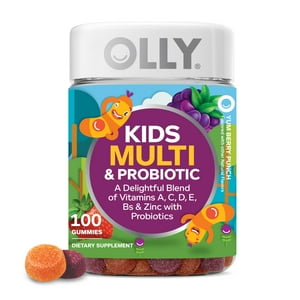 Suplemento: Gomitas Multivitamínicas Y Probióticas Olly Kids, 100 Unidades