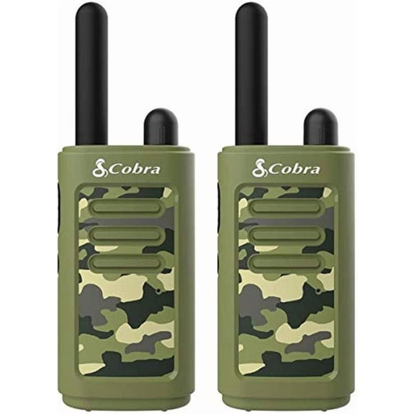 Walkie Talkies Cobra HE150 G, paquete de 2, 16 km, color verde