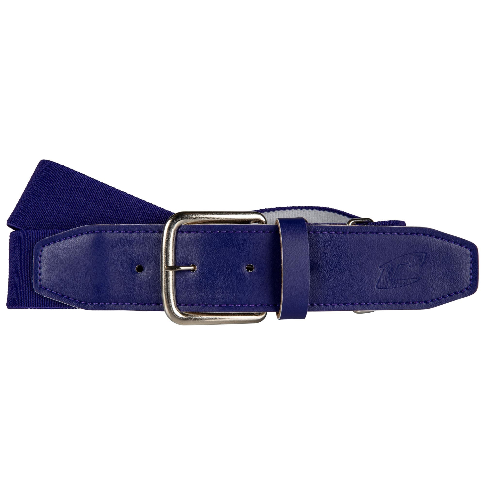 Champro - Cinturón De Béisbol Brute Adult, Elástico, Morado, Con Lengüeta De Piel
