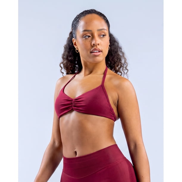 Top Deportivo Sujetador Halter con Almohadillas Removibles - YJ332