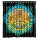 thumbnail image 1 of Cortina de ducha de la banda de rock Grateful Dead, juego de cortina de baño con ganchos, tamaño 66 x 72 pulgadas, 1 of 3