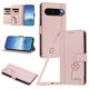 thumbnail image 1 of Funda Cartera Trébol para Google Pixel 9 Pro XL 5G con Ranuras Tarjetas y Carga Inalámbrica Rosa, 1 of 6