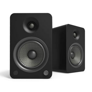 Altavoces De Estantería Autoamplificados Kanto Yu6Mb Con Bluetooth Y Preamplificador De Phono | Par | Negro Mate