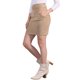 thumbnail image 1 of INSPIRE CHIC Falda de Mujer Imitación Ante Cintura Alta Casual con Cinturón Faldas Lápiz S Caqui, 1 of 6