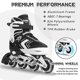 thumbnail image 2 of Patines Nattork Blades para niños con ruedas completamente iluminadas, patines en línea ajustables p, 2 of 8