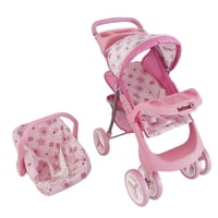 Bebesit - Coche Muñeca Travel System Flores