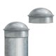 thumbnail image 1 of Tapas para poste de cerca VIVIDA de acero galvanizado para tubo OD de 2-7/8", 2 piezas, 1 of 8