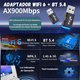 thumbnail image 2 of Adaptador Wifi Bluetooth Usb 5g 5ghz 900 Mbps Tarjeta Antena, 2 of 8
