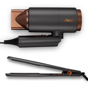 Pack Secador De Pelo + Plancha Ufesa ""My Glamour Set""