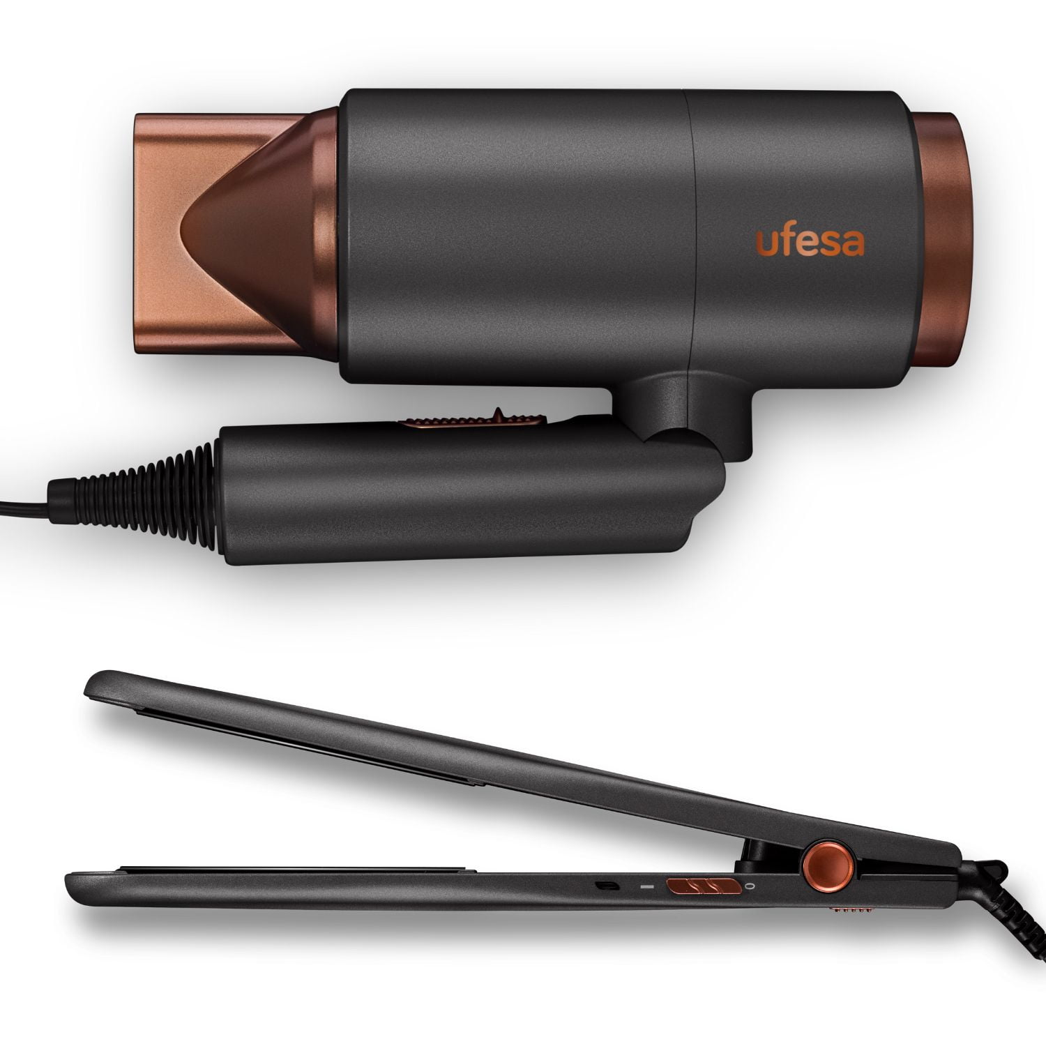 Pack Secador De Pelo + Plancha Ufesa "my Glamour Set