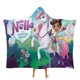 thumbnail image 1 of Nella, la Princesa Caballero Manta Capa con Capucha Anti-Bolitas, Manta de Lana Ártica Suave, Manta Portátil de Felpa Ligera y Lujosa, Poncho para Siesta en Casa y Oficina, 100*130cm, 1 of 6