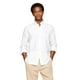 thumbnail image 1 of Camisa Heritage Oxford De Algodón Blanco Liso Para Hombre, 1 of 3