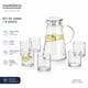 thumbnail image 2 of Set Jarra De Vidrio Borosilicato + Vasos Vidrio 300ml, 2 of 4