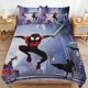 thumbnail image 3 of Spiderman Crawl 3 Piece Bed Set - Includes Reversible Comforter & Sheet Set Bedding - Fade Resistant Microfiber Twin, 3 of 5