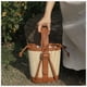 thumbnail image 2 of Ecosusi Bolso Bandolera Tipo Cubo Marina de Rafia Natural Marrón, 2 of 8