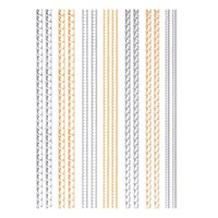 Magideal - Guards Spacer Fitter Resizer Jewelry Sizer Mandril Invisible Size Adjuster Jewelry Tightener Para Anillos Sueltos Mujeres Hombres Joyas , 14 Uds Oro Plata