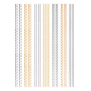 Magideal - Guards Spacer Fitter Resizer Jewelry Sizer Mandril Invisible Size Adjuster Jewelry Tightener Para Anillos Sueltos Mujeres Hombres Joyas , 14 Uds Oro Plata