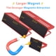 thumbnail image 5 of Roysili Estante Magnético para Especias para Refrigerador, Estante Ahorrador de Espacio para Nevera, Pack de 4 en Rojo con Soporte Magnético para Papel Toalla, 5 of 7