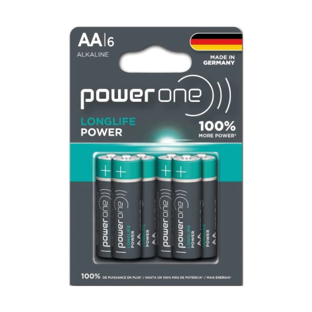 Power One - Blister Pilas Alcalinas Aa X6 Powerone