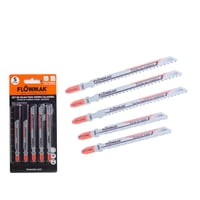 Flowmak - Set Hojas Caladora Madera Metal Aluminio5 Piezas