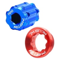 Ioensy - Tornillo De Tapa De Manivela M20 Juego De Bielas Aleación De Aluminio Ligero Rojo Con Herramienta