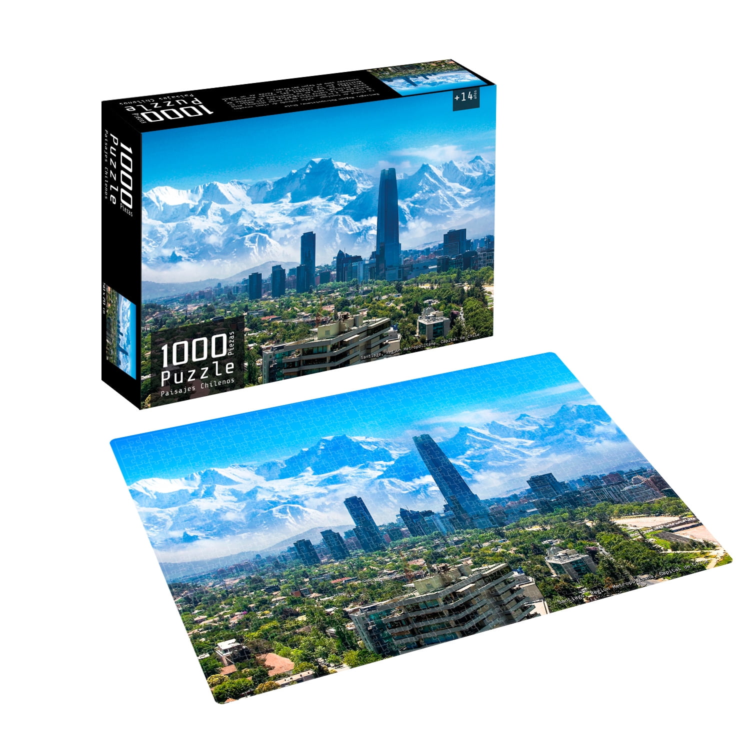 Nobel Gift - Puzzle 1000 Piezas Paisajes Chilenos Santiago